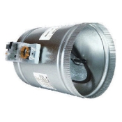 Ultra-Zone™ 10 URD Zone Damper, Round Duct, 10 in Dia, 24 V, Motorized: Yes, 1.5 in-WC Maximum Static, 12 in L, Steel