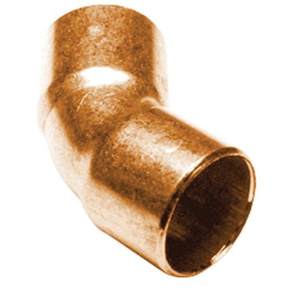 WOLVERINE BRASS® ProSeries W06 Series 55388X 45 deg Elbow, 1 in Copper x 1 in Copper, Wrot Copper