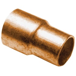 WOLVERINE BRASS® ProSeries W00-R Series 55448X Reducing Coupling, 3/4 in Copper x 1/2 in Copper, Wrot Copper