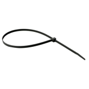Wagner® WTB15C Wire Tie, 15 in L, Nylon, 50 lb Tensile Strength, Black