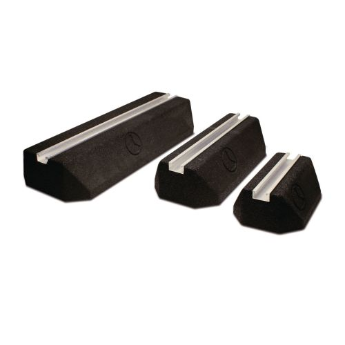 RectorSeal Big Foot / Fix-It-Foot 87773 Equipment Riser w/ Channel, 282 lbs Load Capacity, 15-1/2" Overall Width, 7" Overall Depth, 4" Overall Height, Recycled Rubber (Pad), Aluminum (Track), No Adjustable Height, Black