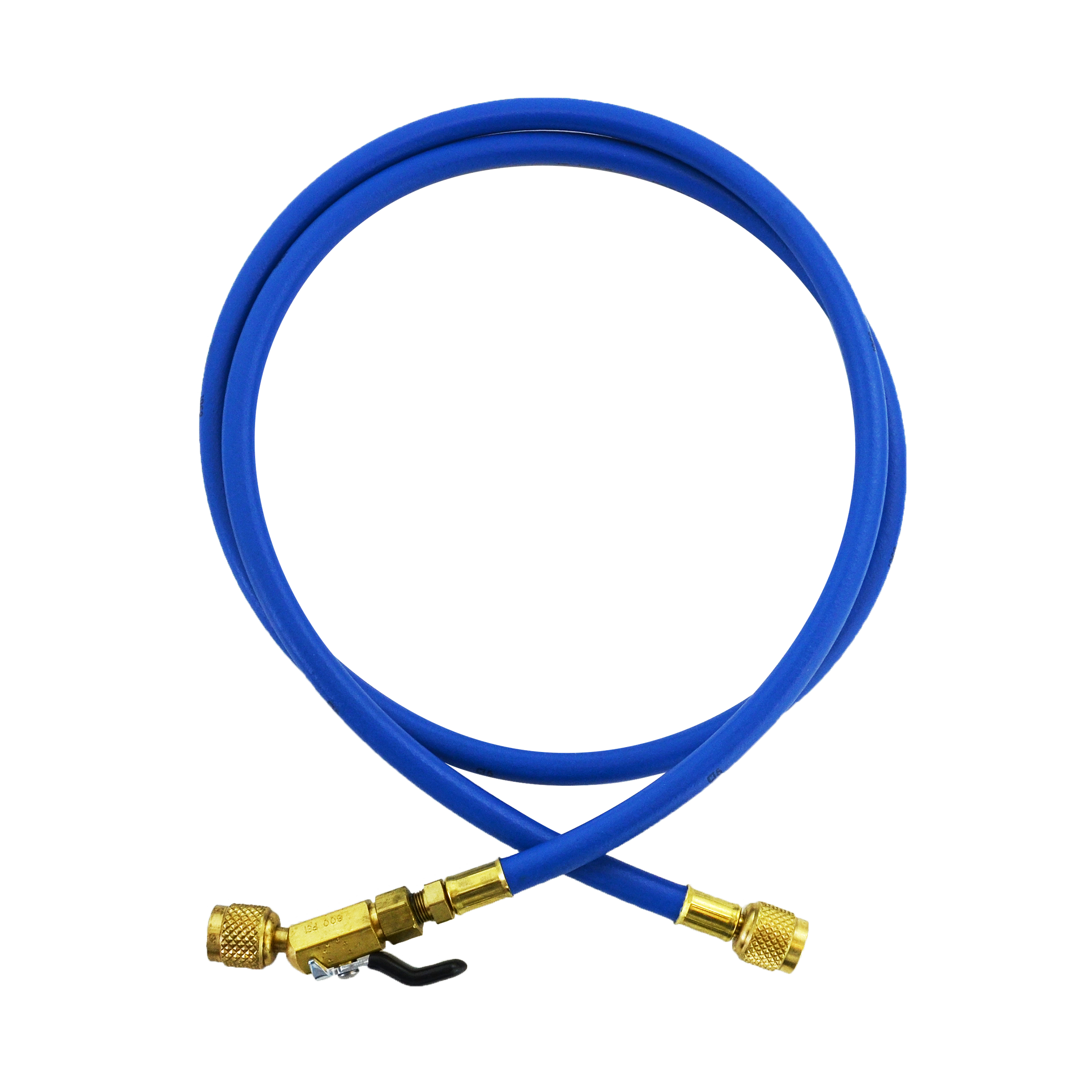JB Industries CLBV Series KOBRA CLBV-60B Ball Valve Hose, Ball Valve, 1/4" x 1/4" Connection Size, 60" Length, 1 Hoses, 800 PSI (Working), 4,000 PSI (Burst), 0 Degrees Angle, Brass