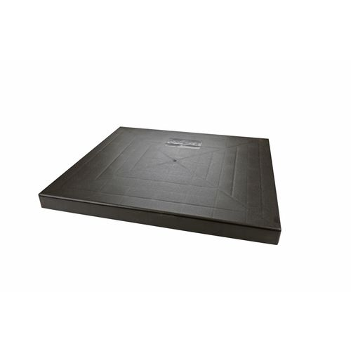 DiversiTech EcoPad EP3640-3 Plastic Equipment Pad, 1,400 lbs Load Capacity, 40" Overall Width, 36" Overall Depth, 3" Overall Height, Polypropylene, No Adjustable Height, Tapcon Fastener Type