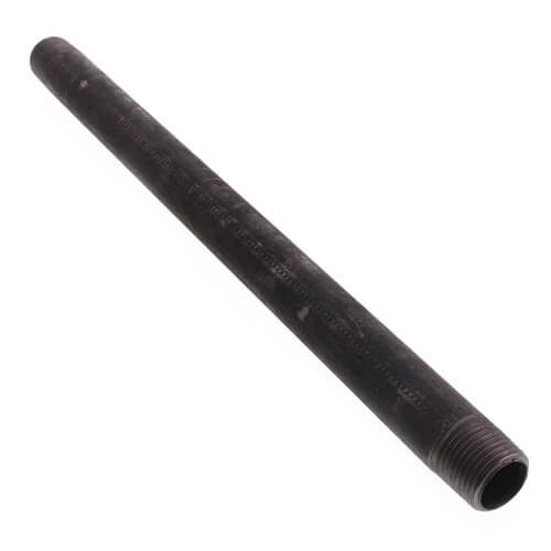 PLUMBMASTER® 83257 Black Iron Nipple 1/2X 12