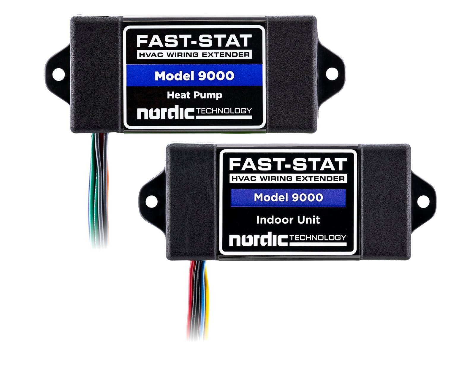 Nordic Technology FAST-STAT MODEL 9000 Wiring Extender, 20-28 VAC (Operating), 30 VAC (Max), 2 A (Max Load), Screw Terminals, Black