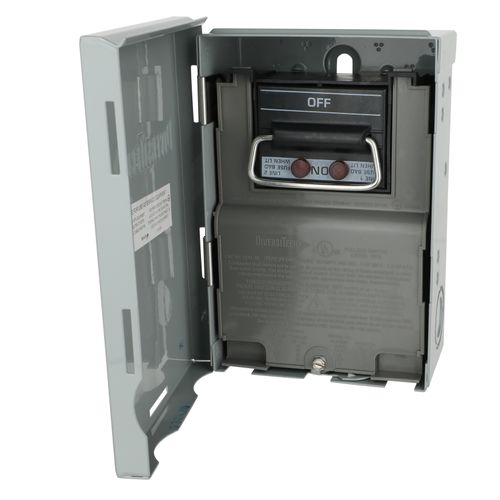 DiversiTech DDS-30 Fusible Disconnect Switch, 30 A, 240 VAC, NEMA 3R, â‰¤10 HP, 2 Pole, Metal, 2-5/8" L x 7-1/2" H x 5" W Dimensions