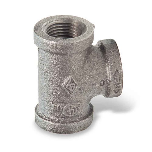 PLUMBMASTER® 55103 Black Iron Tee 1/2FIP