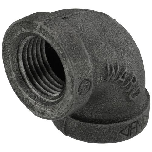PLUMBMASTER® 55178 Black Iron 90 Elbow 1/2FIP