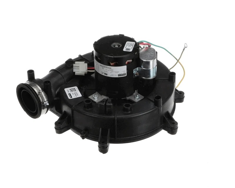 TRANE® BLW01401 Blower, Inducer, 2 Stage, 115V, 60 Hz, 3300/2345 RPM, 5 Mfd Cpt At 370 VAC, Includes Gasket & Screws