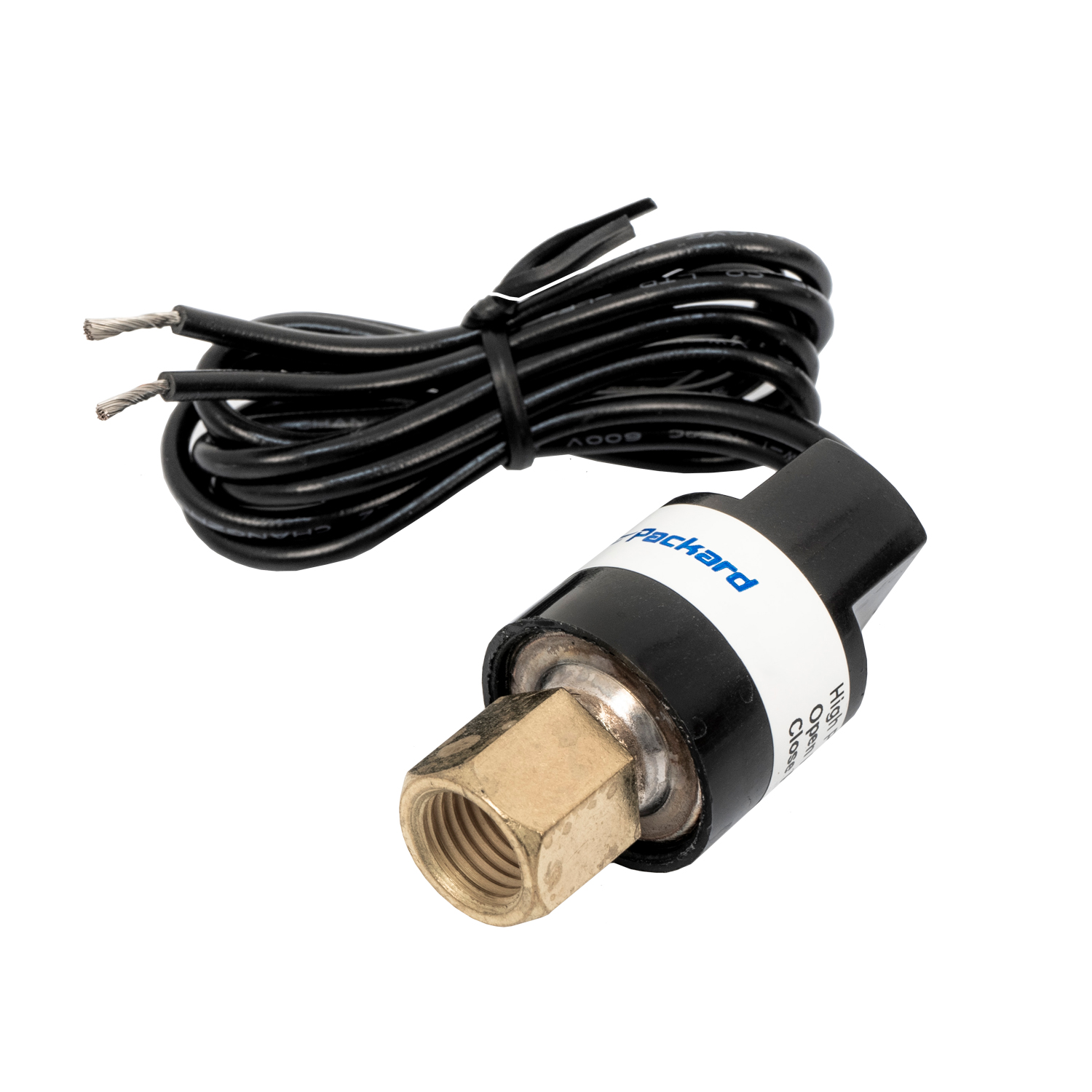 DiversiTech PHP400300 High Pressure Control, 400 PSI (Open), 300 PSI (Close) Set Points, SPST (Open On Rise), SAE Female Flare (Valve Core Depressor), 1/4" Connection Size, 208-240 VAC, 2.9 A (RLA, 208-240 VAC); 5.8 A (RLA, 110-120 VAC); 5 A (RLA, 48 V); 10 A (RLA, 12-28V), 0-650 PSI (Working)