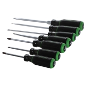 hilmor® 1891088 7-Piece Screwdriver Set, Imperial, Keystone, Philips Point
