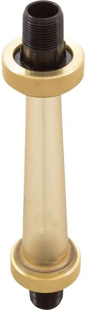 Pentair LDF 300 LDF359N Series Flowmeter, 2-16 GPM, 3/4" Connection Size, Nylon Threaded End Type, 150 PSI, 240 Â°F, Polysulfone (Body), Stainless Steel (Guide, Floats), Nylon (Ends), Brass (Nuts) Wetted Material, Polysulfone