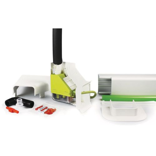 RectorSeal Maxi Lime ASPMAXLF230 Condensate Pump Kit w/ Fortress Duct, 49' Maximum Feet Of Head, 208/230 V, 0.15 GPM (0' Head), 0.05 GPM (49' Head), Remote Mount (Above Ceiling/Inside Lineset Cover), Pan Mount, In-Line (Reservoir), 1/4" Discharge Size, 5/8" Suction Size, 15 W