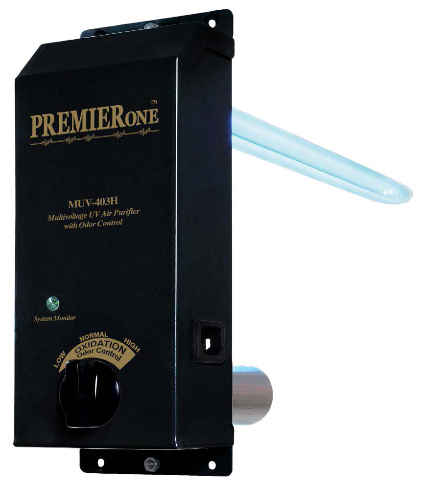 PREMIERONE™ MUV-403H-16/5 180 Mw Uvc Air Purifier W/Photocatalytic Odor Control