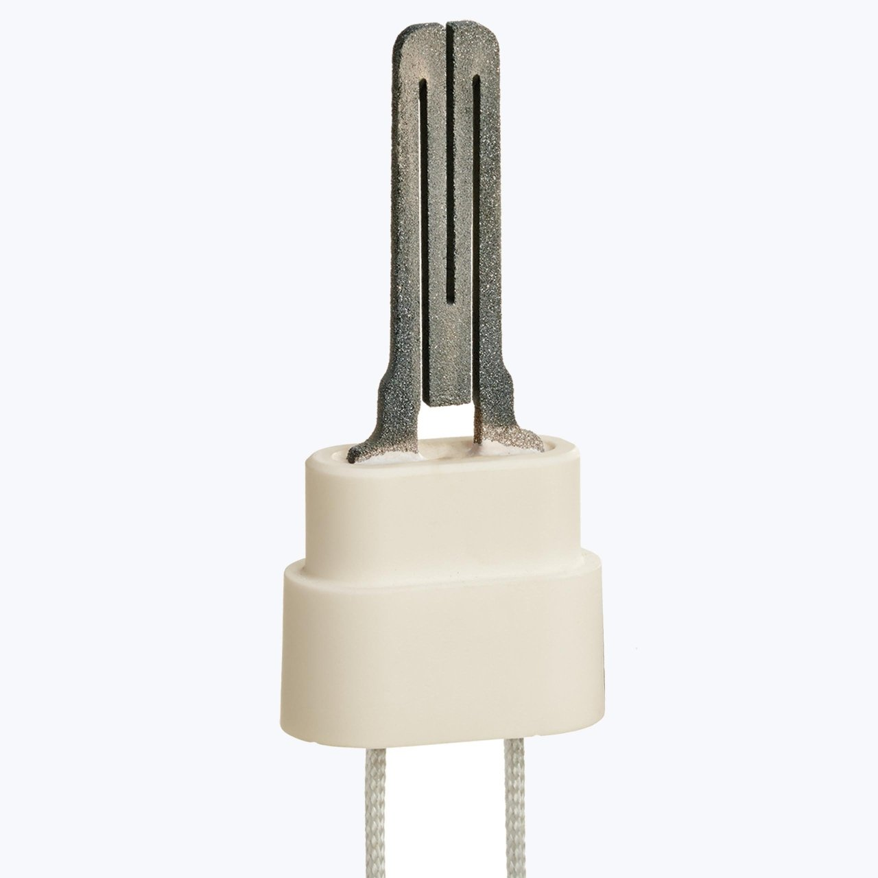 Resideo Q4100C Q4100C9042 Hot Surface Igniter, 120 V, Natural Gas, Propane (LP), 5-1/2" Lead Length, Molex, Rib Mount (Right Edge), Silicon Carbide, 392 °F