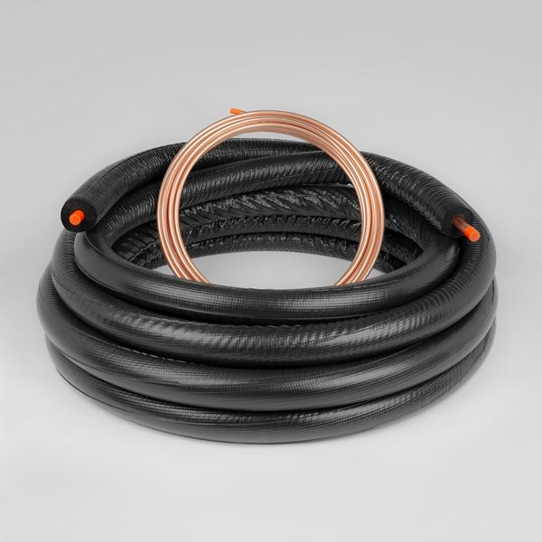 Streamline Streamline Standard Line Set 61220350C Standard Line Set, 3/4" Suction Line Size, 3/8" Liquid Line Size, 35' Length, 1/2" Insulation Thickness, Sweat/Braze, C12200 Copper (Tube), NBR/PVC (Insulation), 700 PSI (UL Recognized)