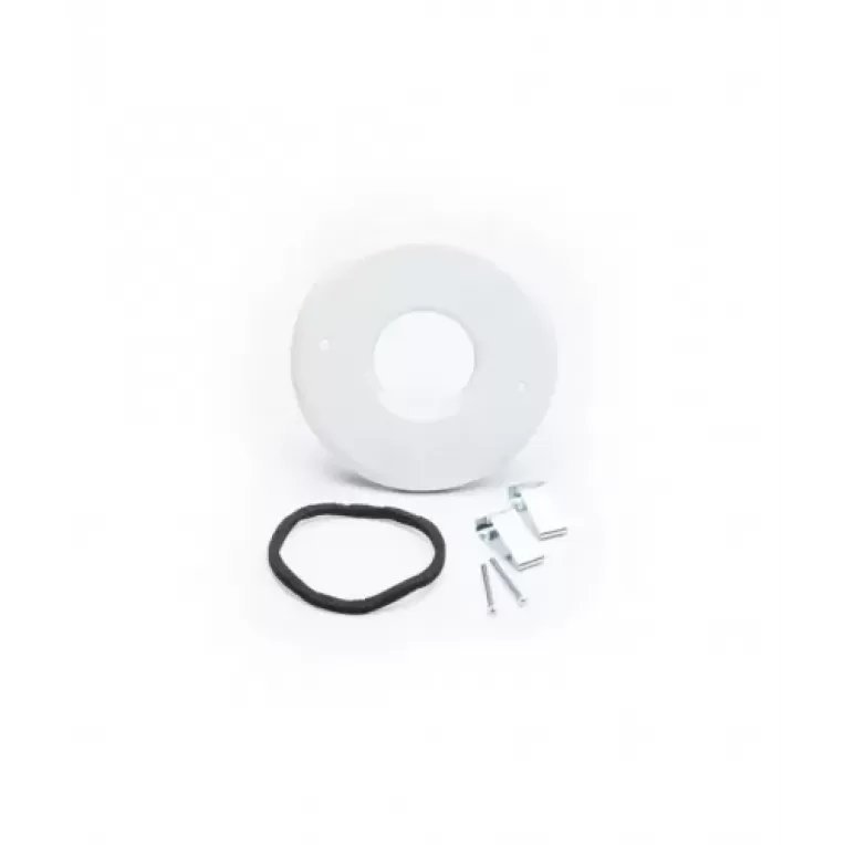 The Unico System Twist-Fit (TFS) UPC-56TB-6 Round Supply Outlet, 2" Size, 30% Glass Filled Polypropylene, White, 2-1/2" Center To Edge Size, 5" Overall Width, 5" Overall Length, 1.17" Overall Height