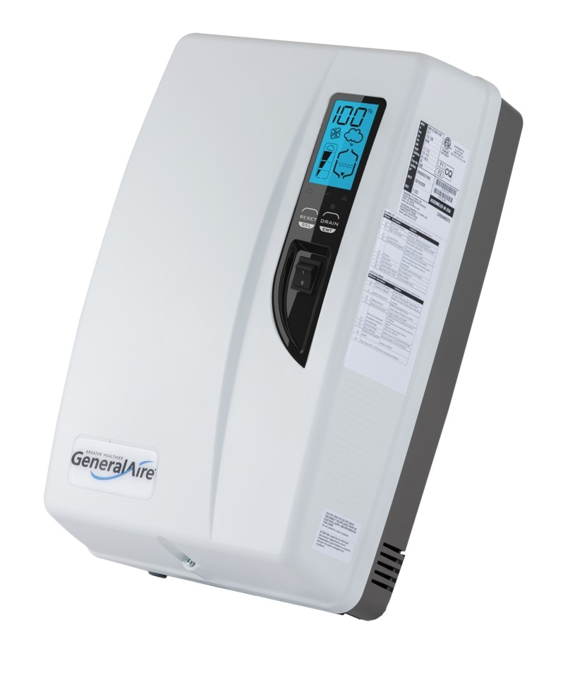 General Filters 5500 Series 5580 Steam Humidifier, 28.5 GPD, 5,500 Sq. Ft. Coverage Area, 115/230 V, 1 Phase, 1,860 W (115 V), 4,050 W (230 V), 12 AWG, GFX4 Digital