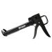 ALLTEMP 7-100 Super Ratchet Caulk Gun, Steel, Black
