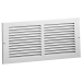 AirMate® 01113014CW Return Air Grille, For Duct Size: 30 x 14 in, Rectangular Duct, Steel, Enamel, 15-3/4 in H, 40 deg