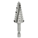 DIABLO® DSD0750S09 9-Step Drill Bit, 3/8 to 3/4 in Dia, 2-19/32 in L, Hex Shank, 1/4 in Shank, HSS, 1/4 in Chuck
