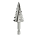 DIABLO® DSD0875S12 12-Step Drill Bit, 3/8 to 7/8 in Dia, 2-3/4 in L, Hex Shank, 1/4 in Shank, HSS, 1/4 in Chuck