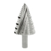 DIABLO® DSD1375S15 15-Step Drill Bit, 7/8 to 1-3/8 in Dia, 2-29/32 in L, 3-Flat Shank, 3/8 in Shank, HSS, 1/4 in Chuck