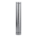 DuraVent® 4BV24 Rigid Round Pipe, 24 in L, Aluminum/Steel, 28 ga Gauge, Wall Construction: Double, For Pipe Size: 4 in