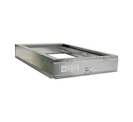 EZ Filter Base Mfg DFA-300 Filter Base, (3) 10 x 20 x 1 in Filter, 19-3/4 in H, 16-3/4 in W, 12 in D, Steel, 24 ga Gauge