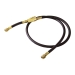 JB Industries KOBRA® CLV6-60 Charging Hose With Ball Valve, 3/8 in, 60 in L Hose, 800 psi Max Working Pressure, Black