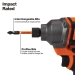 KLEIN TOOLS® 32313HD 13-in-1 Impact-Rated Ratcheting Screwdriver, 1/4 in Drive, 13 -Piece, Magnetic: No, 9.3 in L, Yes