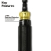 KLEIN TOOLS® KNECT™ 32500HDRT 11-in-1 Impact-Rated Ratcheting Screwdriver/Nut Driver, #1, #2, 3/16 in, 1/4 in, T25 Bit