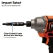 KLEIN TOOLS® KNECT™ 32500HDRT 11-in-1 Impact-Rated Ratcheting Screwdriver/Nut Driver, #1, #2, 3/16 in, 1/4 in, T25 Bit