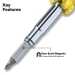 KLEIN TOOLS® 32500MAG 11-in-1 Magnetic Screwdriver/Nut Driver, 1/4 in, 5/16 in, 3/8 in Drive, 11 -Piece, Magnetic: Yes
