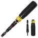 KLEIN TOOLS® 32910RCHT 7-in-1 Impact-Rated Flip Socket Set With Ratcheting Handle, 1/4 in Nut, Hex Drive, Steel