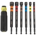 KLEIN TOOLS® 32950 Ratcheting Power Nut Driver, SAE, 1/4 in, 5/16 in, 3/8 in, 7/16 in, 1/2 in, 9/16 in Nut, Hex Drive