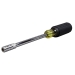KLEIN TOOLS® 65129-8 Nut Driver, 1/4 in, 5/16 in Nut, Hex Drive, Magnetic: Yes, 6 in L Shaft, 10-1/4 in L