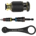 KLEIN TOOLS® 85515HD Flip Socket/Mini Ratchet and Multi-Bit Driver Set, Steel, Magnetic: Yes, 3 -Piece, 8 in L