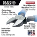 KLEIN TOOLS® J2000-59 Heavy-Duty Diagonal Cutting Pliers, 0.281 in Jaw, Steel, 8.94 in L, 5.22 in L Handle, Black/Blue