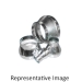 M&M 403-1412 Reducer, Round Duct 1, 14 in Connection Size 1, Round Duct 2, Steel, 28 ga Gauge, 12 in Connection Size 2