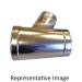 M&M DucTite® 800866 Lateral Wye, Round Duct, 8 in Connection Size 1, 6 in Connection Size 2, Connection Size 3: 6 in