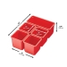 Milwaukee® PACKOUT™ 48-22-8430 Organizer, Polymer, 4.6 in H, 19.7 in W, 15.2 in D, 75 lb Load, 10 -Compartment, Red
