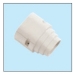 Mitsubishi Electric Trane® NR-100 End Socket, PVC, Ivory, 2-15/16 in H, 4-3/16 in W, 4-1/2 in D