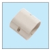 Mitsubishi Electric Trane® NS-100 Socket/Coupling, PVC, Ivory, 2-15/16 in H, 4-3/16 in W, 3-1/8 in D