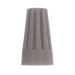 NSI Easy-Twist™ WC-G-C Wire Connector, 22 to 14 AWG Wire, 300 V, Thermoplastic Insulation, Gray
