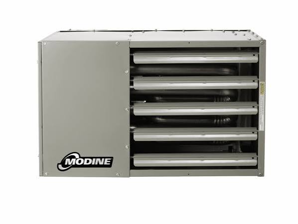 MODINE PTC310AS0111SBAC High-Efficiency Condensing Separated-Combustion Gas Unit Heater, Natural Gas, 310,000 BTU Input, Propeller, Stainless Steel Heat Exchanger, 115V 1ph
