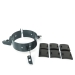 Packard TFM556 Torsion Flex Mounting Bracket, 5 in Dia
