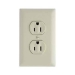 Pass & Seymour® Trademaster® 3232I Duplex Receptacle, 15 A, 125 V, NEMA 5-15R, 4.2 in H, 1.32 in W, 0.96 in D, Ivory