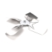 SF™ FAN02787 Fan Blade, 28 in Dia, 29 deg Blade Pitch, 4-Blade, 5/8 in Dia Bore, Clockwise, Aluminum