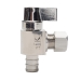 Sioux Chief 130-G2X1C 1/4 Turn Bar Stock Angle Stop Valve, 1/2 in Inlet, F1807 PEX Inlet, 3/8 in Outlet, Angle Valve